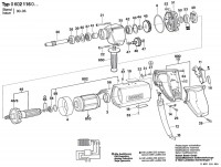 Bosch 0 602 116 006 GR.65 High Frequency Drill Spare Parts